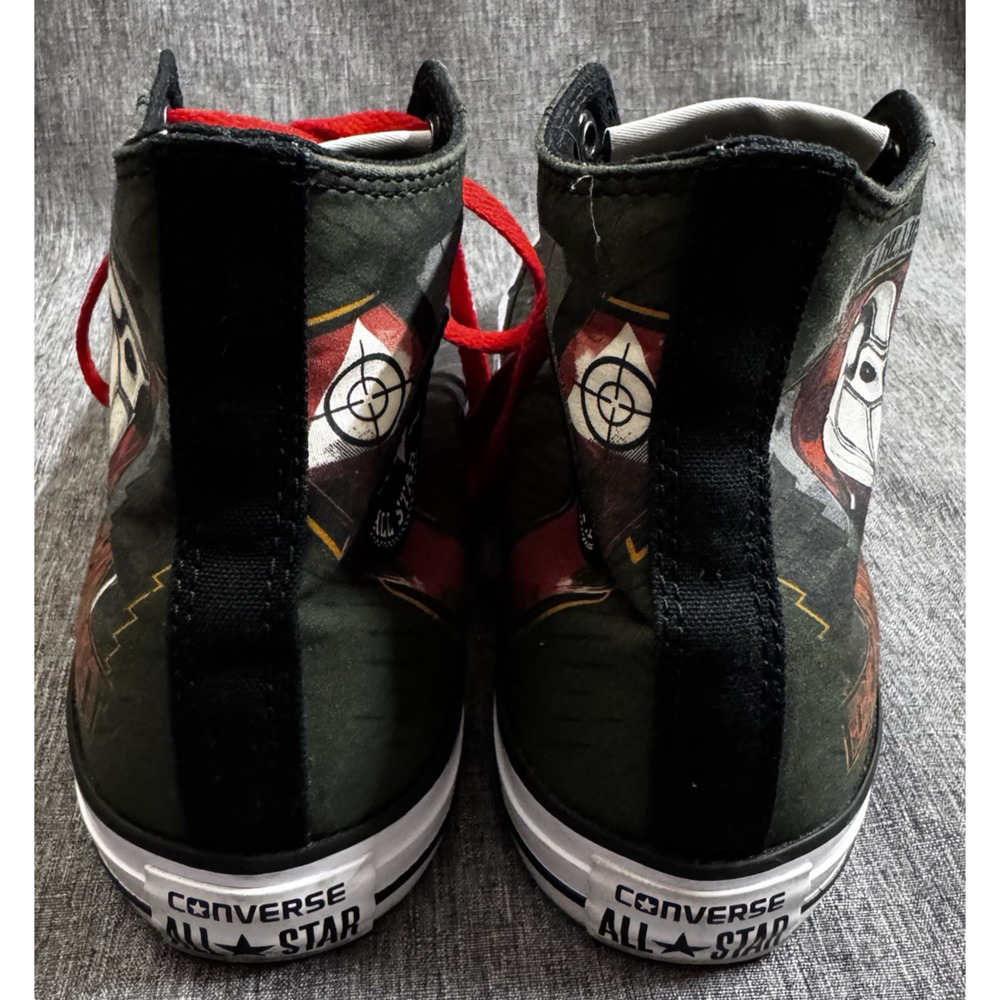 Converse DC Comics ‘Suicide Squad’ High Top Sneaker Woman Size 9.5 Mens 7.5 - Picture 5 of 8